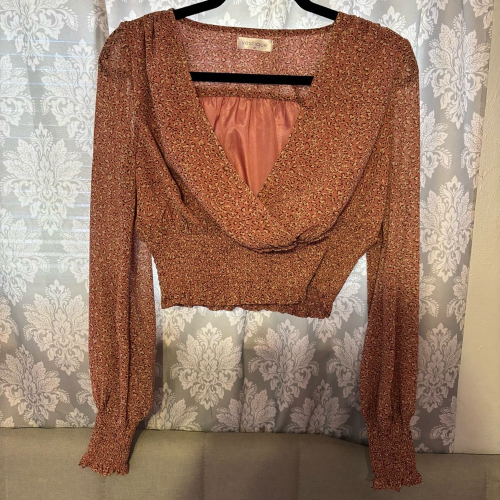 Leopard Print Blouse